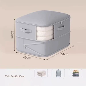 Large Capacity Dustproof 100% Oxford Cloth Modern Quilt Clothing Storage Organizer Bag Vacuum Compression Technology
