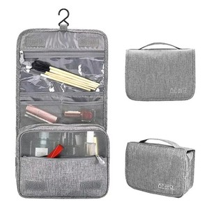 Wholesale Portable Large Capacity Toiletry Bag with Hanging Hook Waterproof Women's Bathroom Cosmetic Storage Men's Makeup Case