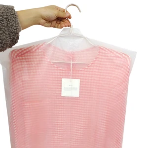 PLA PBAT Biodegradable Clothes Cover 100% Compostable Dustproof Garment Covering g3815 plastic cover