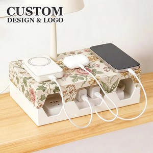 Modern WiFi Router Simulation Book Storage Box Paperboard Cable Power Wire Organizer Wall Mounted Hanging Shelf for Living Room