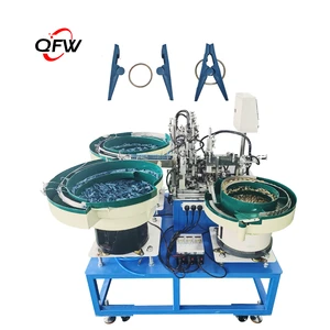 QFW Factory O Ring Automatic Clothespin Assembly Machine For Clips Hanger Clothes Clip Clothes Peg Assembly Machine