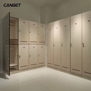 Jialifu ISO Certificate Wooden Hpl Board Locker Cabinet Staff Locker for Gym