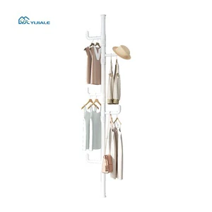 Multiple Colors Support Sample Carbon Steel Clothes Rack for Hanging Clothes Hat Bag Folding Clothes Racks