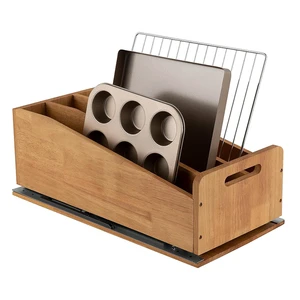 Pull Out Cabinet Organizer for Pot, Pans, Cookie Sheet, Bakeware