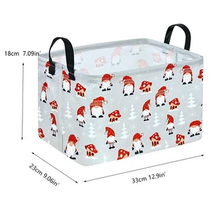 Christmas Gift Basket, Snack Basket, Waterproof Storage Bag, Desktop Storage Box, Clothes Storage Basket