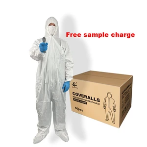 Customized Disposable Waterproof Dustproof Oilproof Isolation Protective Clothing for Food Purification Workshop Clothes