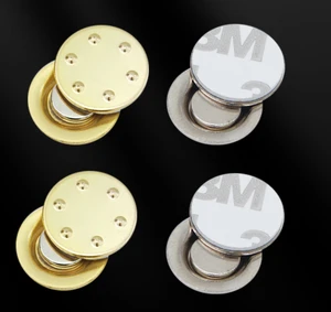 17mm Button Magnet Magnetic Snap Button Claspcircle Button Magnet Supplies Magnetic Hat Clips For Bag Magnet Hat Clip
