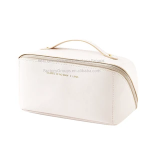 Factory Hot Sale Large Capacity Cosmetic Bag Women's Portable High Value Travel Skin Care Products Storage Bag Wash Bag