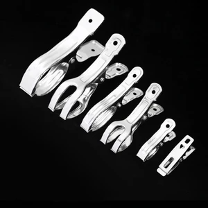 Laundry Clips Stainless Steel Clothes Clip for Home Durable Multi-Purpose Metal Clothespins