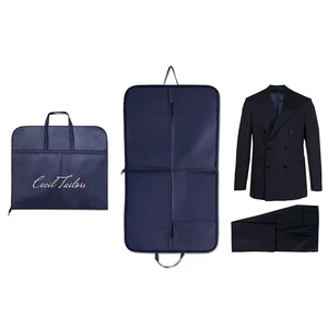 Long Dress Storage Bags Hanger Hole Breathable Garment Bag in Closet or Wardrobe Organization