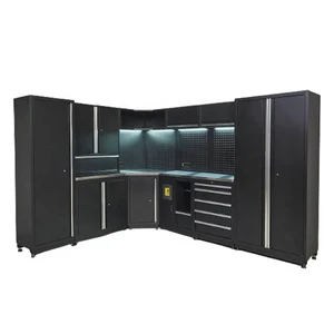 Tool Organizer Corner Cabinet Storage Work Shop Garage Work Bench