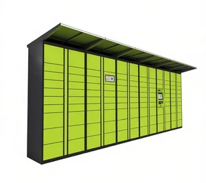 Vendors Networking System Smart Campus Indoor Outdoor Parcel Drop Box Self Pickup Smart Courier Cabinet Delivery Storage Locker