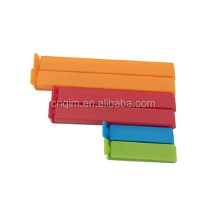 QM Creative Custom logo Plastic Closing Clips Food Coffee Tea Bag Sealing Clip