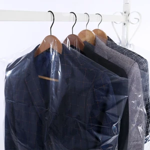 Wholesale Custom Plastic Dry Cleaning Bags Clear Dust-Proof Garment Protecter Covers for Packaging Clothes