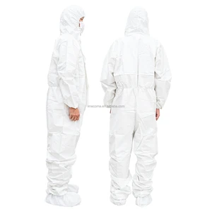 Best-Selling Type 5/6 Disposable Breathable Film Protective Apparel Waterproof Dustproof Clothing Medical Protective Clothes