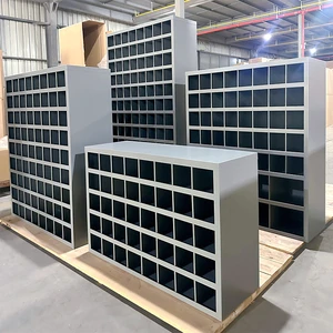 Steel Cabinet Garage Workshop New Design 72 Bolt Tool Storage Cabinet Steel Metal Metal Bolt & Nut Compartment Cabinet