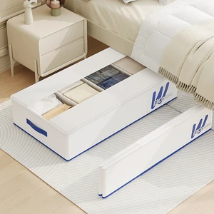 Home Storage Organizer pp Material Underbed Storage Box With Visible Window
