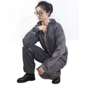 Anti-Static Dust-Proof Protective Coverall with Hood Laboratory Clothes