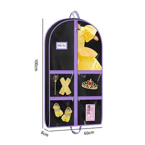 Non-Woven Fabric Dust-Proof Garment Bag for Suit and Jewelry Storage