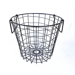 GOURMAID Kitchen Round Wire Basket Home Storage Wire Basket