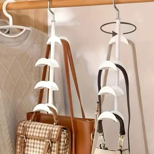 Custom Plastic Hanger Hook Bag Closet Wholesale Bag Holder Organizer For Wardrobe