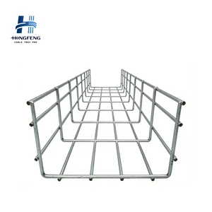 Cable Support Wire Mesh Tray Application Stainless Steel 304 316 Wire Mesh Cable Tray galvanized Cable Basket Tray
