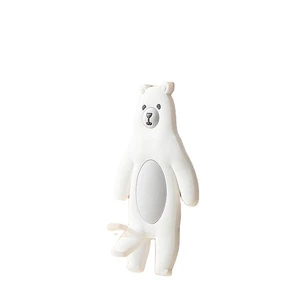 Creative Cartoon Animal Shaped Household Bendable Washable Key Toothbrush Data Cable Hold Self Adhesive Metal Wall Hanger Hook
