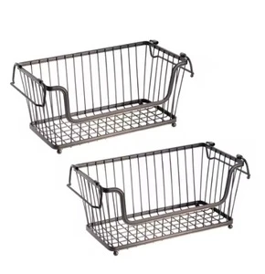 Excellent Design Wholesale Factory Supply Available At Low Price Metal Storage Basket Home Convenient Storage Baskets