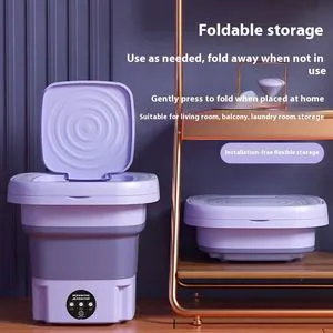 Factory Wholesale Mini Fully Automatic Portable Washing Machine Top Loading Electric Manual Power Source Household Use US Plug