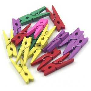Modern Multifunction Several Sizes Natural Wooden Clothespins Effective and Eco-Friendly Pegs for Clothing