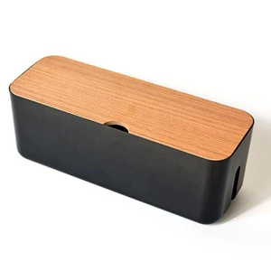 RTS YDM Cable Storage Box Power Strip Wire Case Anti Dust Charger Socket Organizer Network Line Storage Bin Charger