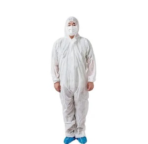 25-40g Work Wear Personal Protective Equipment Dustproof PP Non Woven Disposable Coverall