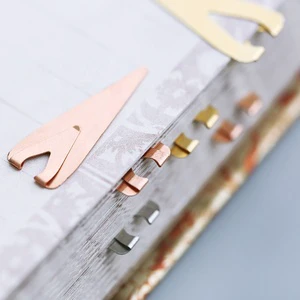 20 Pcs/pack Brief Style Coloful Metal Paper Clip