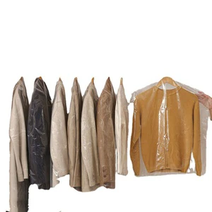 Clear Plastic Clothes Covers Dry Cleaning Hanging Dust Proof Garment Bags for Home Storage Clothing Stores Dry Cleaners