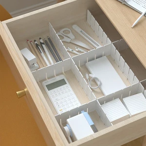 Plastic Drawer Dividers Grid Drawer Divider Plastic Adjustable Household Storage Plastic Drawer Divider