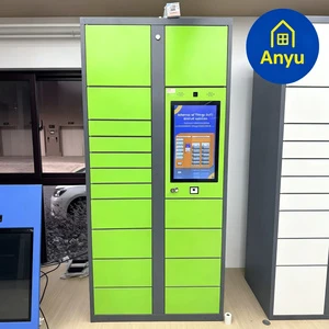 Electronic Smart Parcel Delivery Locker Boxes Scan Code Barcode Access Fingerprint Face Recognition Cheap Storage Cabinet