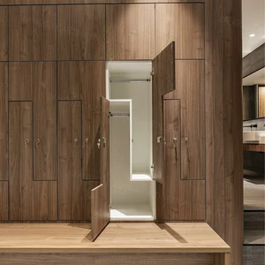 Cartmay Waterproof Durable Safe HPL Industrial Storage Lockers Cabinet Clothes Shoes Changing Room Locker
