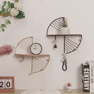 Creative House Hold Items Wall-mounted Coat Hooks .key Holder for Wall Multifunctional Metal Hanger Family Storage