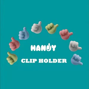 Wholesale Modern Creative Multifunction Small Hand Shape Car USB Holder Kitchen Wall Adhesive Thumb Wall Hook