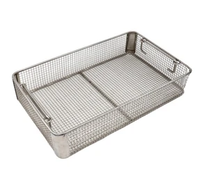 Wholesale Large Quantity Storage Metal Stainless Steel Wire Mesh Basket for Kitchen