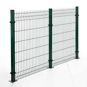 Top Outdoor 3D Curved Welded Wire Mesh Bending Wire Garden Fence Galvanized Fence Triangle Welded Mesh 3D Fence