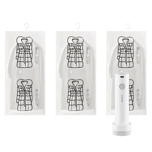 N-Factory Sales Hanging Vacuum Storage Bags for Clothing ,Space Saver Compression Bags ,Wardrobe &Travel Storage