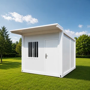QuickAssemblyDetachableFlatPackContainerBuildingPrefabModularFoldablePortableSteelStructureOfficeCampDormitoryWorkshopStorage
