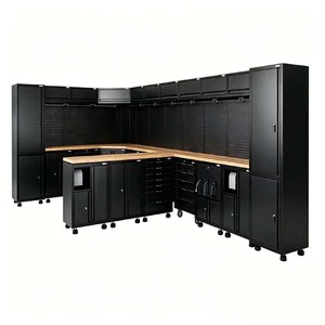 Modular Industrial OEM/ODM Tool Cabinet Roller Workstation Heavy Duty Steel Garage Storage Bench Workshop Set 500kg Capacity