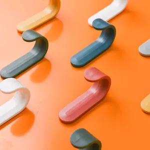 4 Pcs Cute Wall Creative Adhesive Coat Hooks Key Holder Hook for Hanging Bag Kitchen Storage Hooks