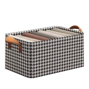 Foldable Non-Woven Fabric Quilt & Clothing Organizer Household Blanket & Clothes Storage Bin Convenient Foldable Storage Bags