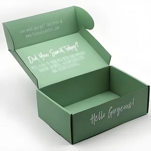 Free Sample Custom Large Fold Corrugated Airplane Postal Box Print Logo Packaging Cardboard Mailer Box Shoe Boxes