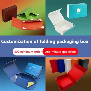 Custom Black Magnetic Gift Paper Box With Handle Carton & Large Size Design Embossed & Matt Laminated EVA Lining Paper Box OEM