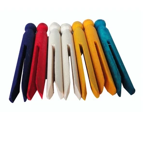 Wooden Clothespins Non Staining Hardwood Peg Pins Close Wire Springs Drying, Hanging, Clothes, Laundry, Home Clothespin