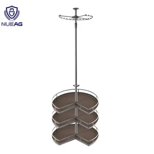 Multi-functional Rotating Closet Rack for High-end Custom Wardrobe Furniture